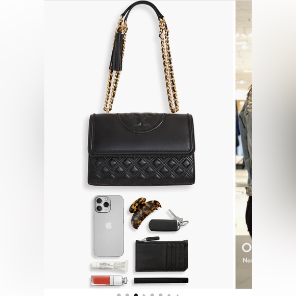 Tory Burch Fleming Leather convertible Shoulder bag - Picture 13 of 13